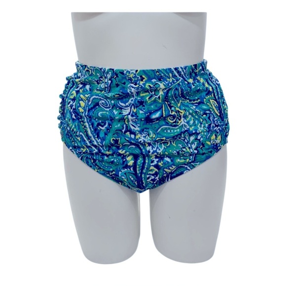 Chaps Blue and Green Paisley Bikini - Picture 5 of 5